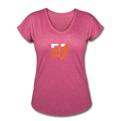 Women’s V-Neck Tri-Blend T-Shirt by Drew Snider