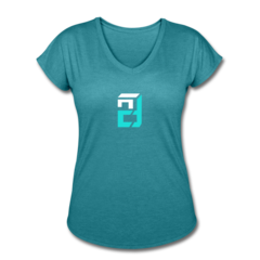 Women’s V-Neck Tri-Blend T-Shirt by Drew Snider