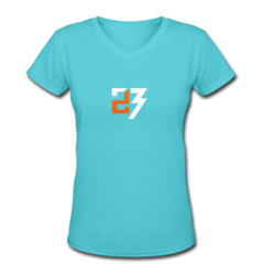 Women's V-Neck T-Shirt by Drew Snider