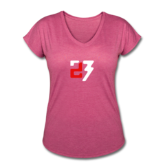 Women’s V-Neck Tri-Blend T-Shirt by Drew Snider